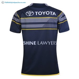 Maillot Rugby Cowboys Domicile 2017 2018 Bleu Pas Cher