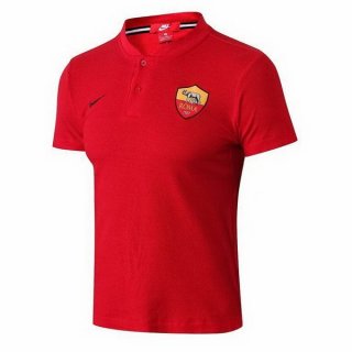 Polo AS Roma 2018 2019 Rouge Pas Cher Polo AS Roma 2018 2019 Rouge Pas Cher