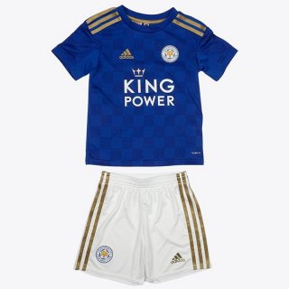 Maillot Leicester City Domicile Enfant 2019 2020 Bleu Pas Cher