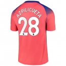 Maillot Chelsea NO.28 Azpilicueta Third 2020 2021 Orange Pas Cher