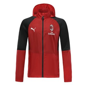 Coupe Vent AC Milan 2019 2020 Rouge Negro Pas Cher