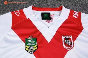 Maillot Rugby St. George Illawarra Dragons NRL Domicile 2016 2017 Pas Cher