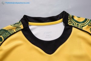 Maillot Rugby Australie 2017 2018 Jaune Pas Cher