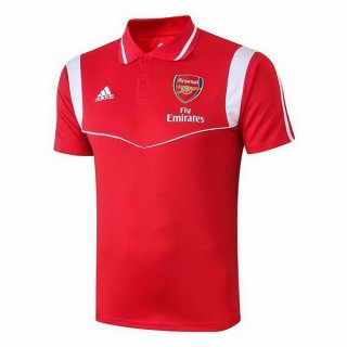 Polo Arsenal 2019 2020 Rouge Blanc Pas Cher Polo Arsenal 2019 2020 Rouge Blanc Pas Cher
