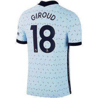 Maillot Chelsea NO.18 Giroud Exterieur 2020 2021 Bleu Pas Cher Maillot Chelsea NO.18 Giroud Exterieur 2020 2021 Bleu Pas Cher