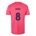 Maillot Real Madrid Exterieur NO.8 Kroos 2020 2021 Rose Pas Cher