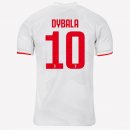 Maillot Juventus NO.10 Dybala Exterieur 2019 2020 Gris Blanc Pas Cher