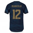 Maillot Real Madrid NO.12 Marcelo Exterieur 2019 2020 Bleu Pas Cher