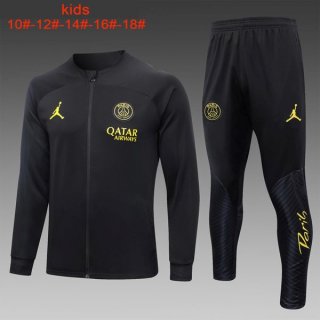 Enfant Survetement PSG 2024 Noir 2 Enfant Survetement PSG 2024 Noir 2