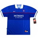 Thailande Maillot Rangers Domicile Retro 1997 1999 Bleu Pas Cher