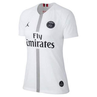 JORDAN Maillot Paris Saint Germain Third 2ª Femme 2018 2019 Blanc Pas Cher