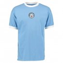 Thailande Maillot Manchester City Domicile Retro 1972 Bleu