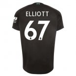 Maillot Liverpool NO.67 Elliott Third 2019 2020 Noir Pas Cher