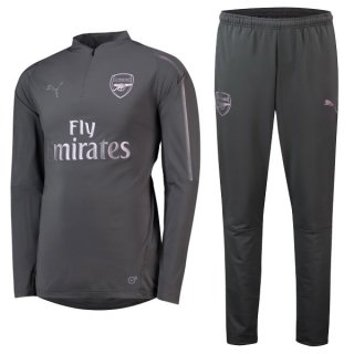 Survetement Arsenal 2018 2019 Gris Pas Cher