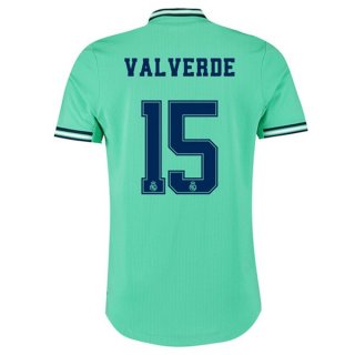 Maillot Real Madrid NO.15 Valverde Third 2019 2020 Vert Pas Cher