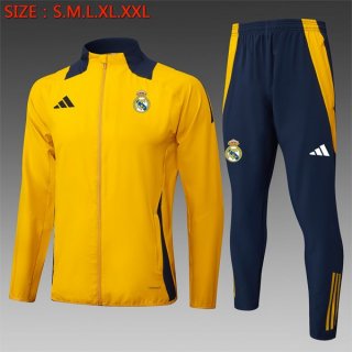 Survetement Real Madrid 2025 2026 Jaune 2