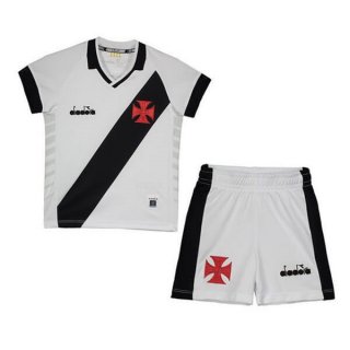 Maillot Vasco da Gama Diadora Exterieur Enfant 2019 2020 Blanc Pas Cher