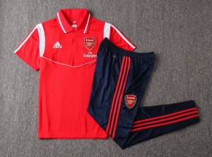 Polo Arsenal Ensemble Complet 2019 2020 Rouge Blanc Pas Cher