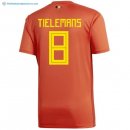 Maillot Belgica Domicile Tielemans 2018 Rouge Pas Cher