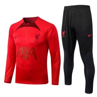 Survetement Training Liverpool 2023 Rouge Survetement Training Liverpool 2023 Rouge