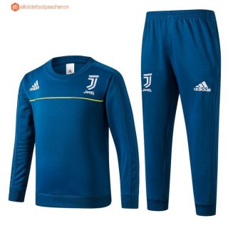 Survetement Juventus Enfant 2017 2018 Bleu Pas Cher