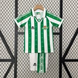 Maillot Real Betis Domicile Enfant Retro 1995 1997