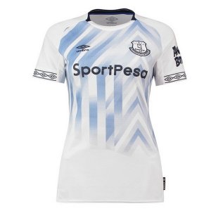 Maillot Everton Third Femme 2018 2019 Blanc Pas Cher