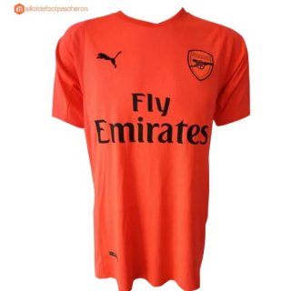Entrainement Arsenal 2017 2018 Orange Pas Cher