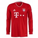 Thailande Maillot Bayern Munich Domicile ML 2020 2021 Rouge Pas Cher