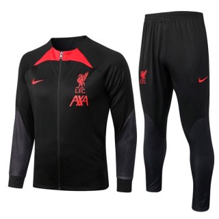 Survetement Liverpool 2023 Noir Gris Survetement Liverpool 2023 Noir Gris