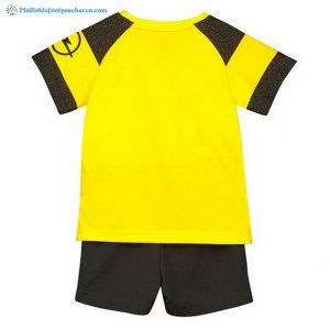 Maillot Borussia Dortmund Domicile Enfant 2018 2019 Jaune Pas Cher