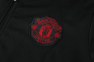 Survetement Manchester United 2019 2020 Noir Rouge Pas Cher