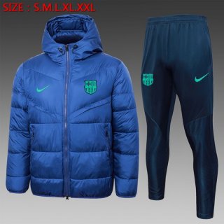 Manteau de duvet Barcelone Ensemble Complet 2024 2025 Bleu 2 Manteau de duvet Barcelone Ensemble Complet 2024 2025 Bleu 2