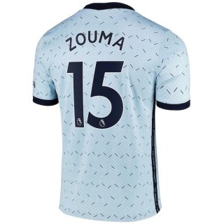 Maillot Chelsea NO.15 Zouma Exterieur 2020 2021 Bleu Pas Cher