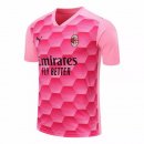 Maillot AC Milan Gardien 2020 2021 Rose Pas Cher