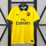 Thailande Maillot Arsenal Exterieur Retro 2013 2014