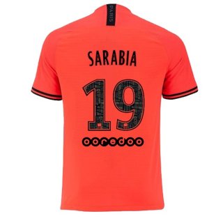 JORDAN Maillot Paris Saint Germain NO.19 Sarabia Exterieur 2019 2020 Orange Pas Cher JORDAN Maillot Paris Saint Germain NO.19 Sarabia Exterieur 2019 2020 Orange Pas Cher