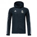 Coupe Vent Real Madrid 2018 2019 Gris Marine Pas Cher