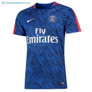 Entrainement Paris Saint Germain 2017 2018 Bleu Rouge Pas Cher