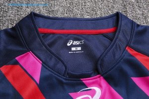 Maillot Rugby Stade Français Paris Domicile 2017 2018 Bleu Pas Cher