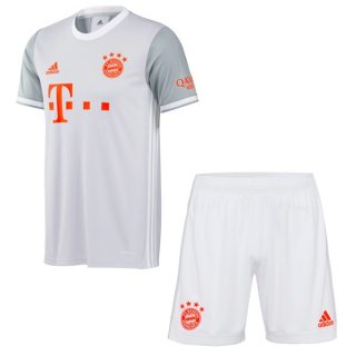 Maillot Bayern Munich Exterieur Enfant 2020 2021 Blanc Pas Cher