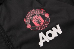 Coupe Vent Manchester United Ensemble Complet 2018 2019 Noir Pas Cher