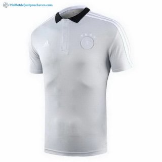 Polo Allemagne 2018 Gris Clair Pas Cher Polo Allemagne 2018 Gris Clair Pas Cher