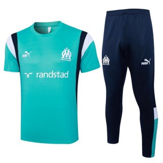 Thailande Maillot Marseille Ensemble Complet 2024 Bleu Thailande Maillot Marseille Ensemble Complet 2024 Bleu