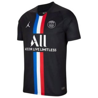 JORDAN Thailande Maillot Paris Saint Germain 4ª 2019 2020 Noir JORDAN Thailande Maillot Paris Saint Germain 4ª 2019 2020 Noir