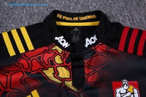 Maillot Rugby Chiefs 2017 2018 Noir Pas Cher