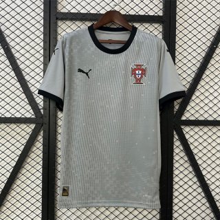 Thailande Maillot Portugal Gardien 2025 Gris Thailande Maillot Portugal Gardien 2025 Gris