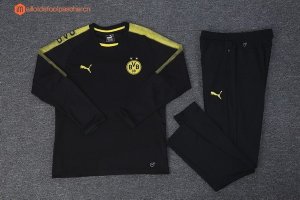 Survetement Borussia Dortmund 2017 2018 Noir Marine Pas Cher