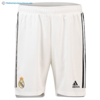 Pantalon Real Madrid Domicile 2018 2019 Blanc Pas Cher Pantalon Real Madrid Domicile 2018 2019 Blanc Pas Cher