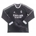 Thailande Maillot Real Madrid Human Race ML 2020 2021 Noir Pas Cher